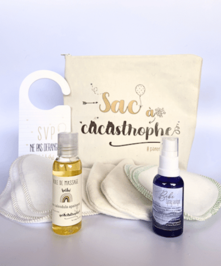 Boîte – Soin bébé avec sac cacastrophe